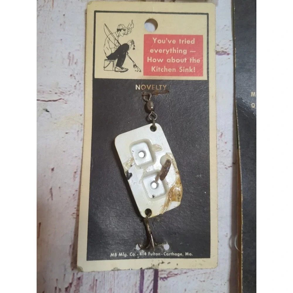 Vintage Lot Of  Hooks, Flies, Bobbers,‎ Everything Including The Kitchen Sink!
